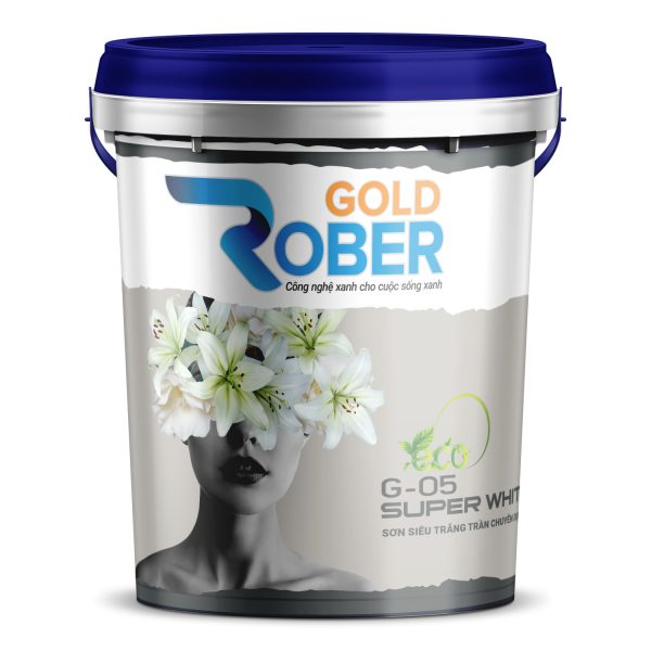 Rober Gold Sơn siêu trắng trần chuyên dụng