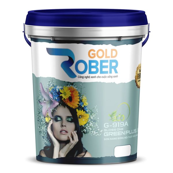 Rober Gold Sơn nano bóng nội thất siêu phủ