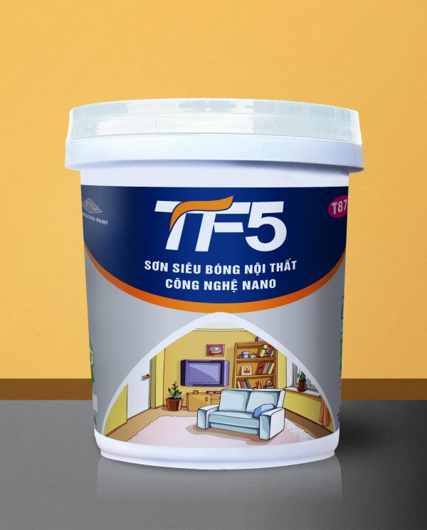 sơn siêu bóng nội thất công nghệ nân TF5 - T871