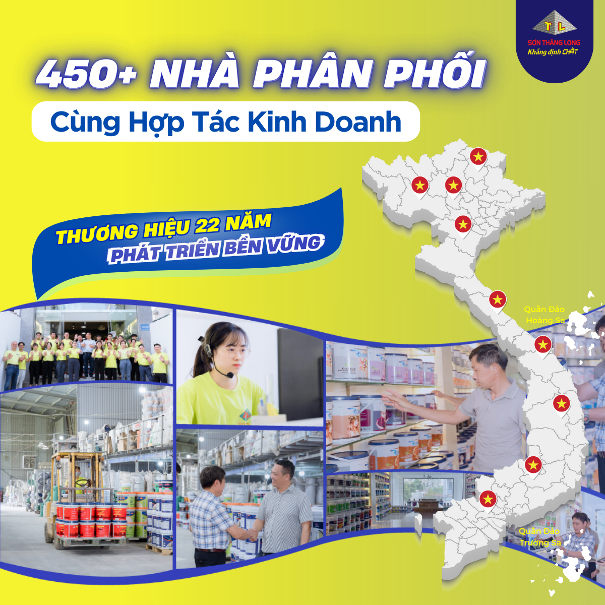 tuyển nhà phân phối sơn