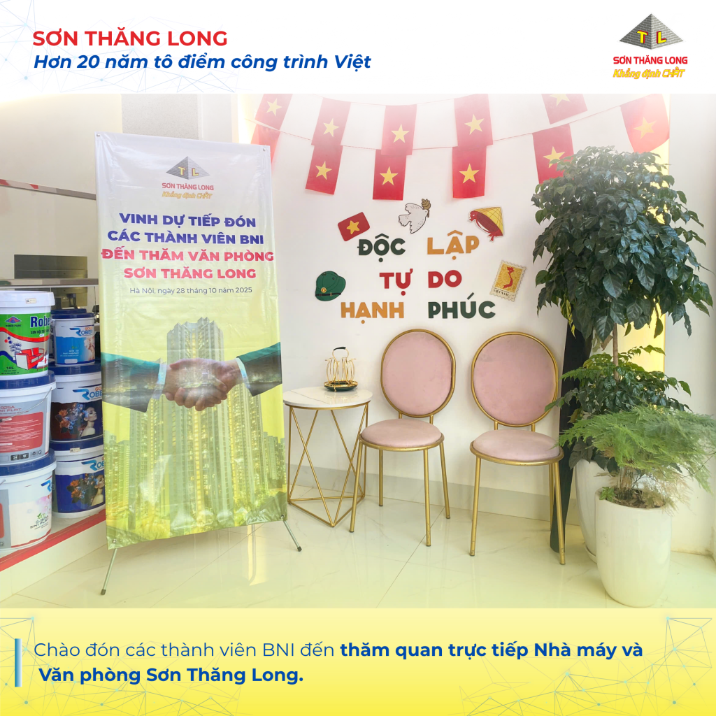 Chào đón BNI thăm Nhà máy & Văn phòng Sơn Thăng Long