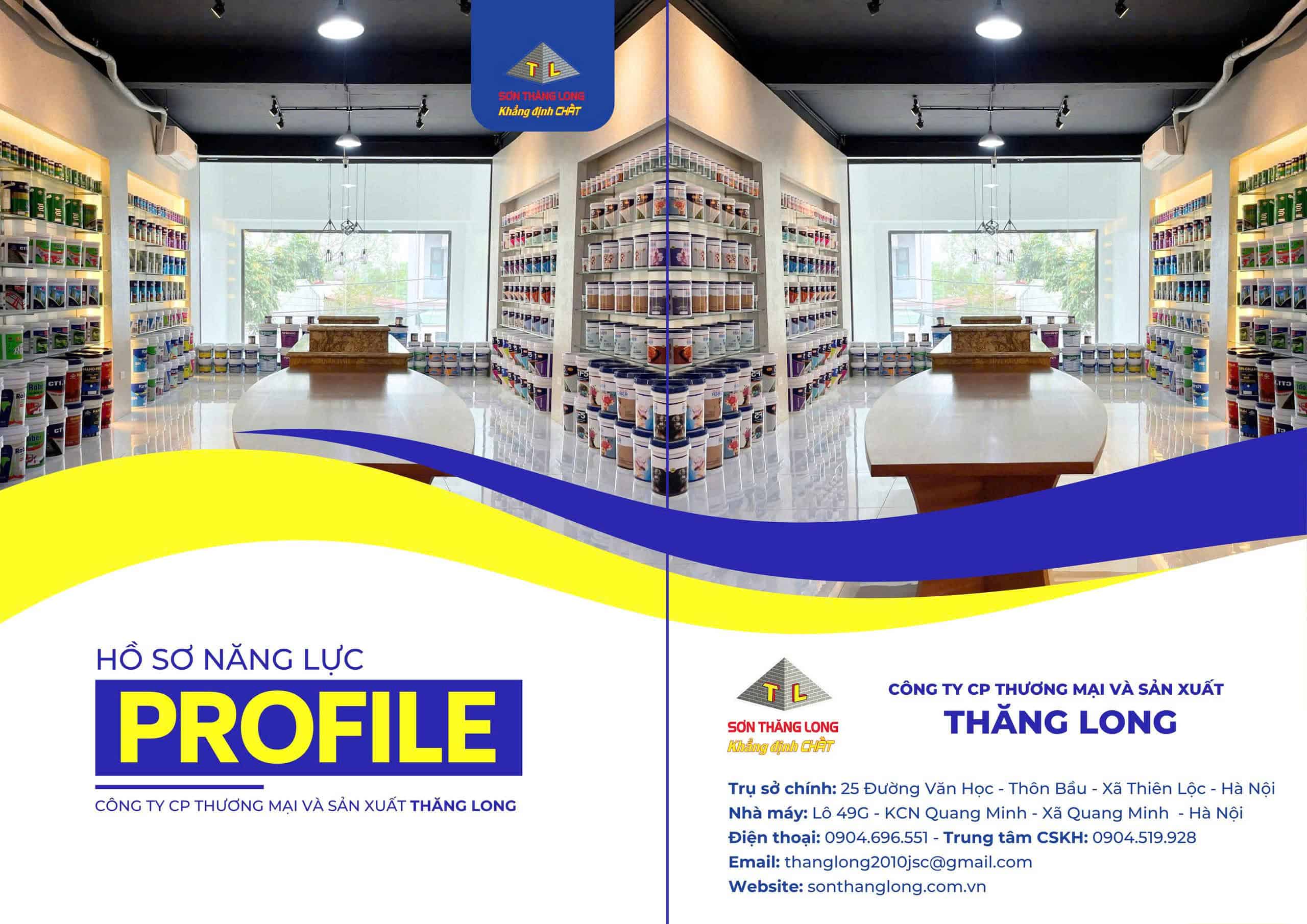 Hồ sơ năng lực của Công ty Sơn Thăng Long