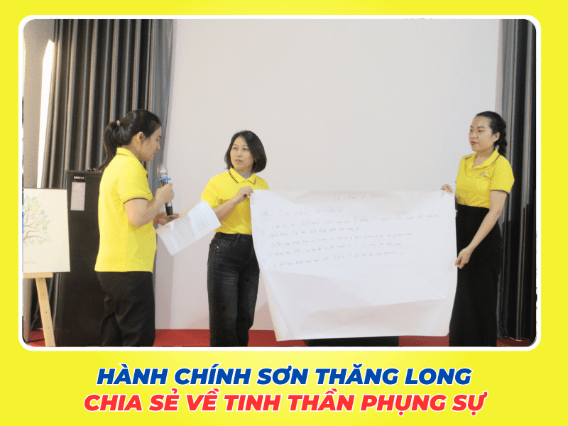 Đội ngũ hành chính Sơn Thăng Long chia sẻ về giá trị cốt lõi phụng sự từ tâm
