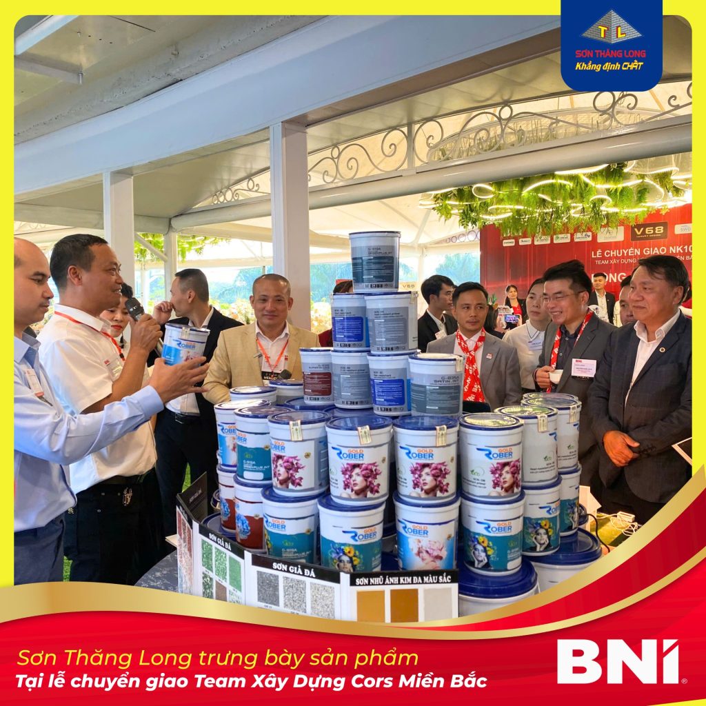 Sơn Thăng Long trưng bày sản phẩm tại sự kiện Team Xây Dựng Cors Miền Bắc