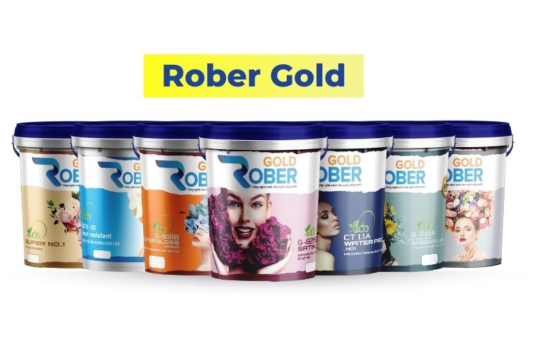 Sơn Thăng Long Rober Gold - Nhãn sơn nội thất và ngoại thất cao cấp, chống thấm