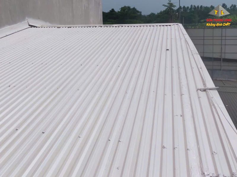 Sơn chống nóng Rober Gold - Giải pháp giảm nhiệt công trình 6 son chong nong tren mai ton 2