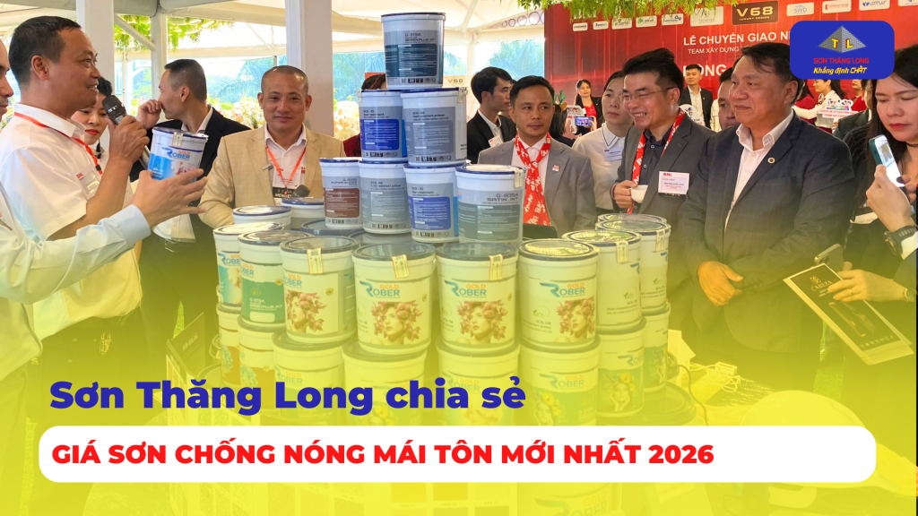 Gía sơn chống nóng mái tôn