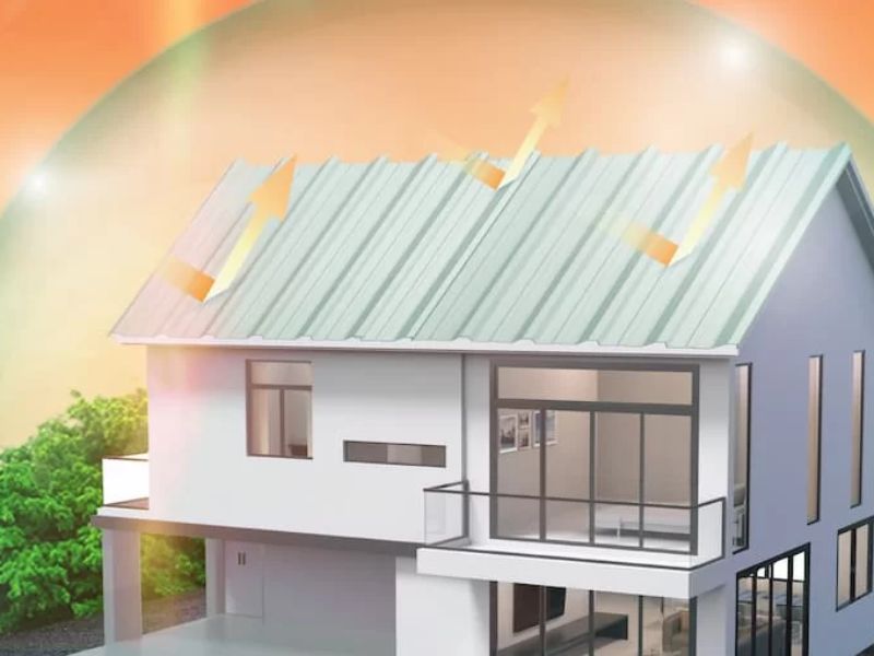 Sơn chống nóng đạt chuẩn giúp bảo vệ công trình khỏi hư hại từ nắng gắt