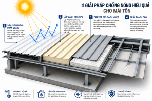 Tất cả những gì bạn cần biết về sơn chống nóng 8 các phương pháp chống nóng hiện nay