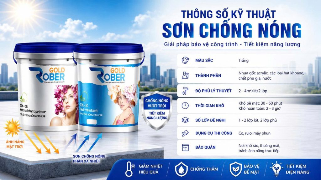 Sơn chống nóng có phải chỉ ứng dụng trên mái tôn? 1 Sơn chống nóng